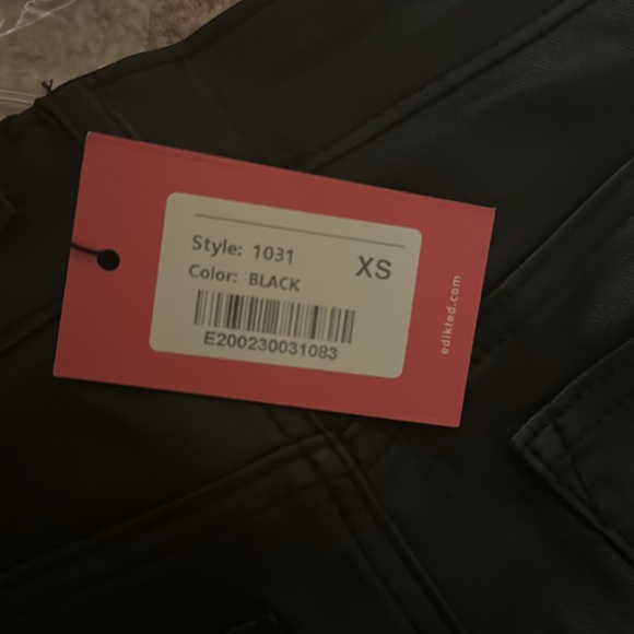 Brand new Luna Faux Leather Flare Jeans - Picture 5 of 5